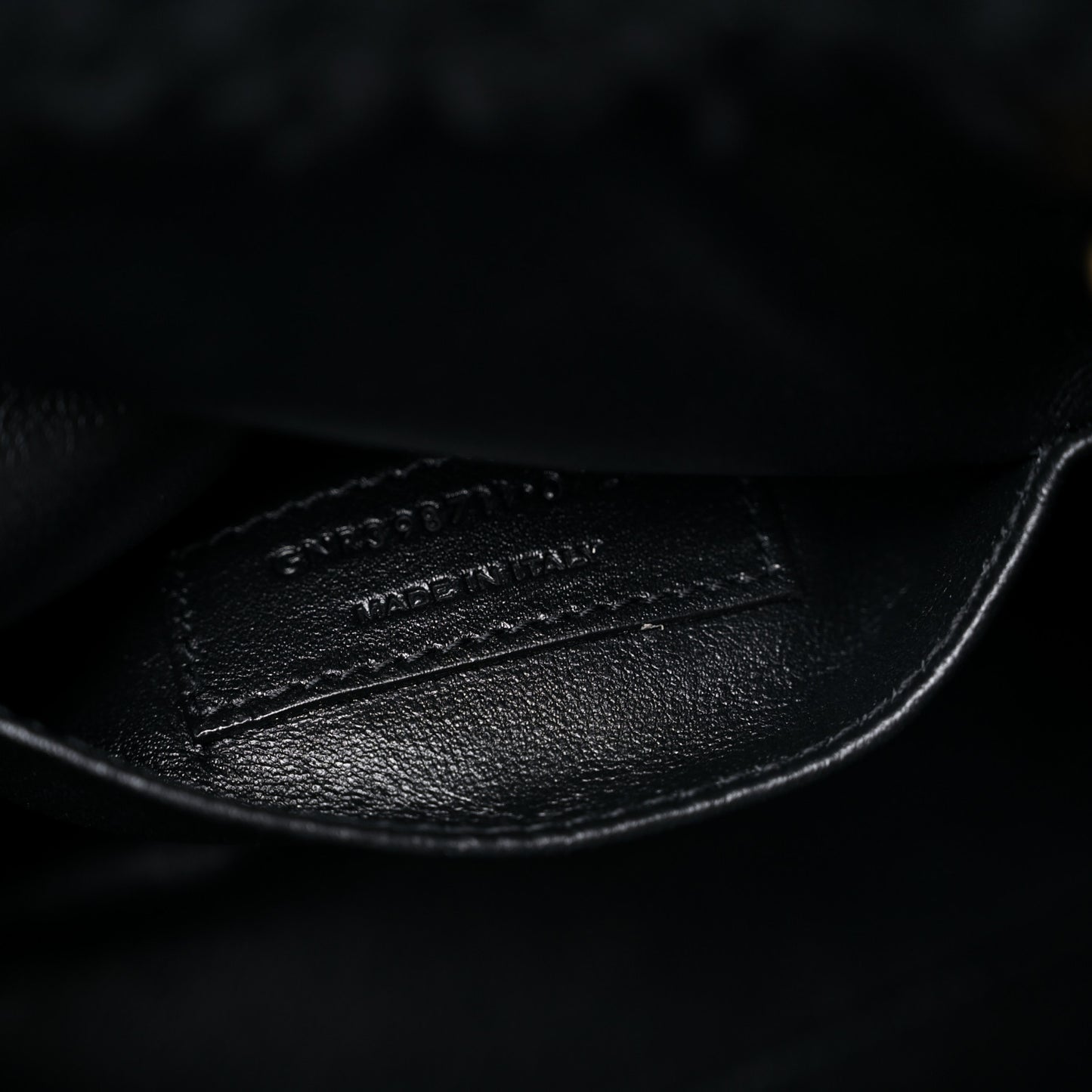 Shearling Nano Sac De Jour Black