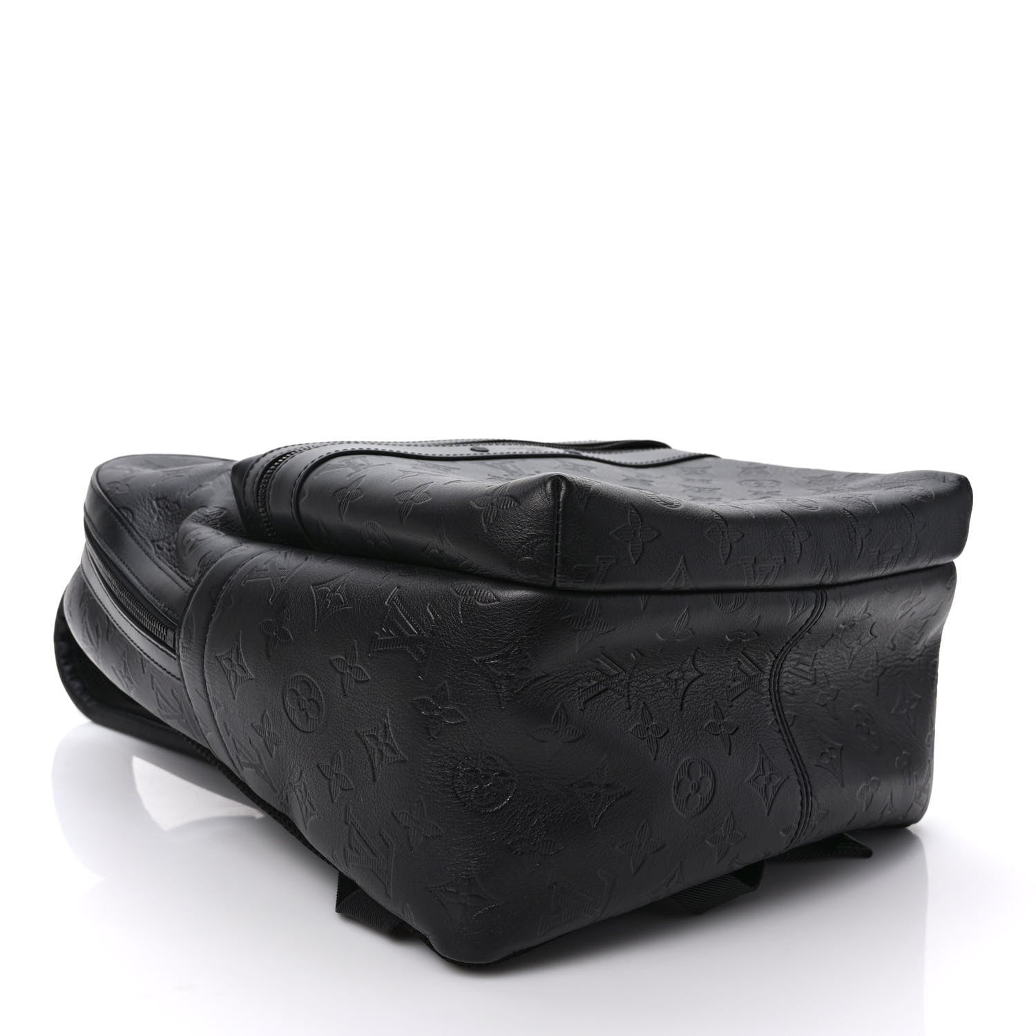 Louis Vuitton Calfskin Monogram Shadow Sprinter Backpack Black 4 of 8