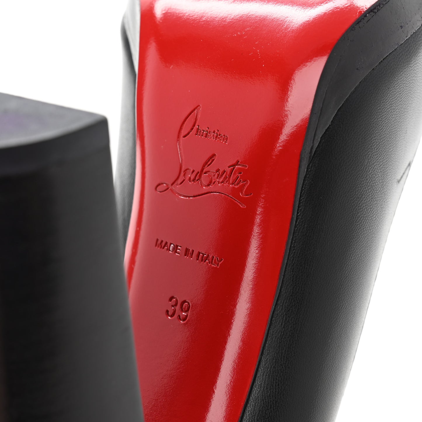 Kid Leather Grapi 120 Platform Pumps 39 Black