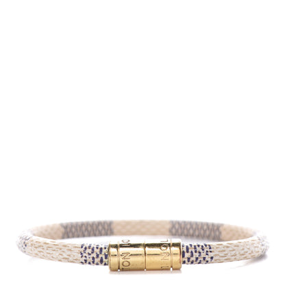 Louis Vuitton Damier Azur Keep It Bracelet 17 1 of 4