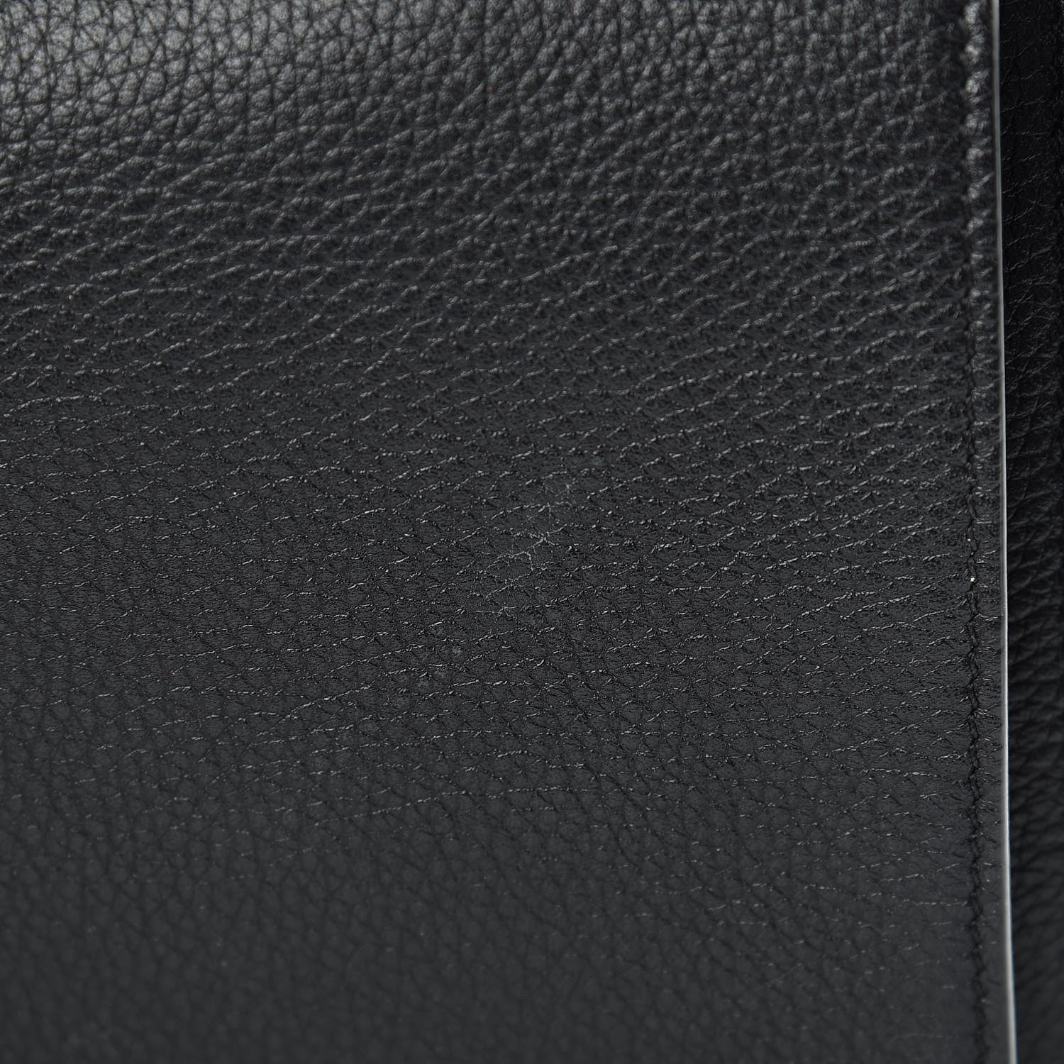 Celine Drummed Calfskin Suede Small Trapeze Black 15 of 16