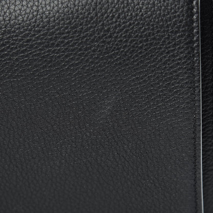 Celine Drummed Calfskin Suede Small Trapeze Black 15 of 16