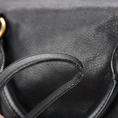 Miu Miu Vitello Medium Bow Bag Black 21 of 23