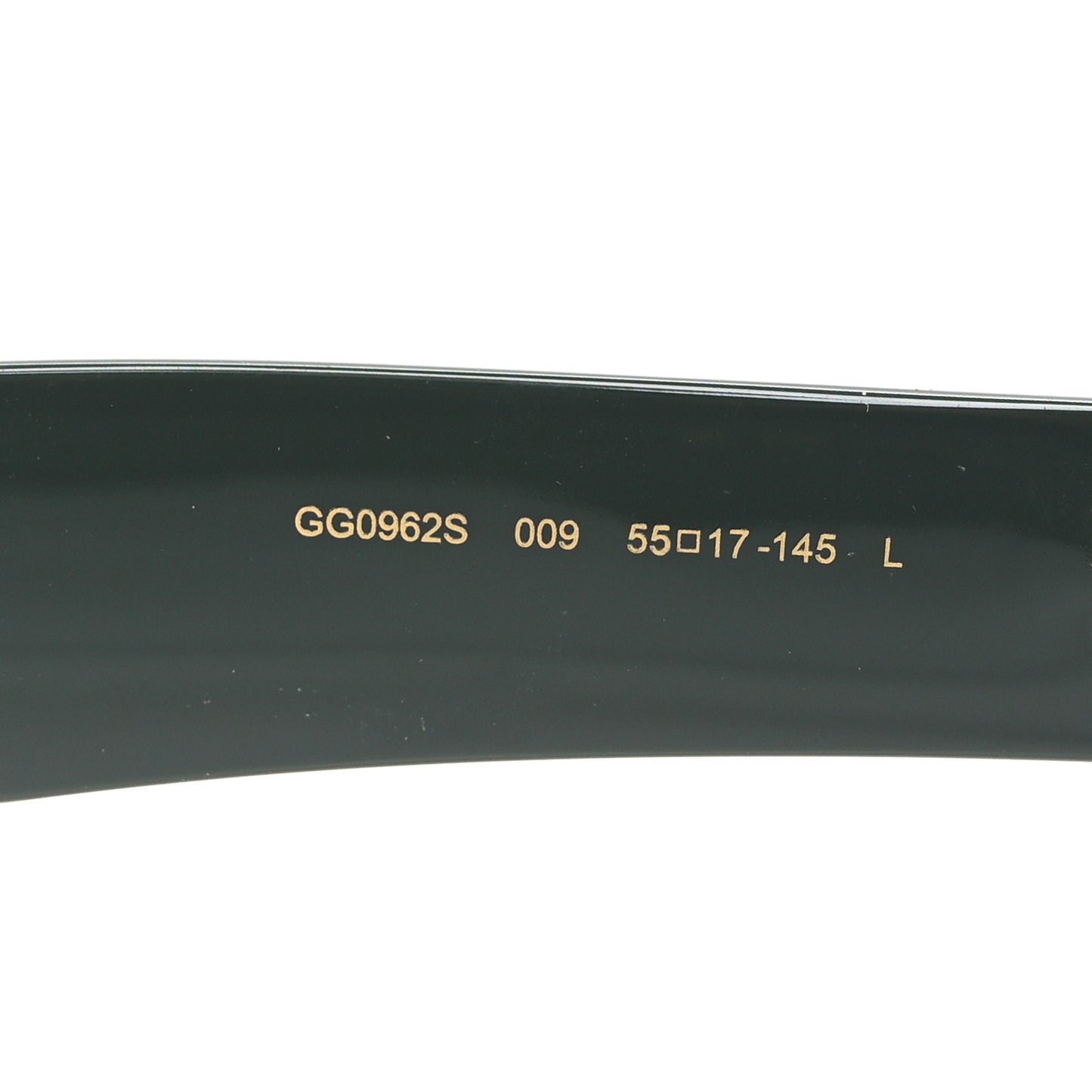 Acetate Rectangle Sunglasses GG0962S Black Khaki