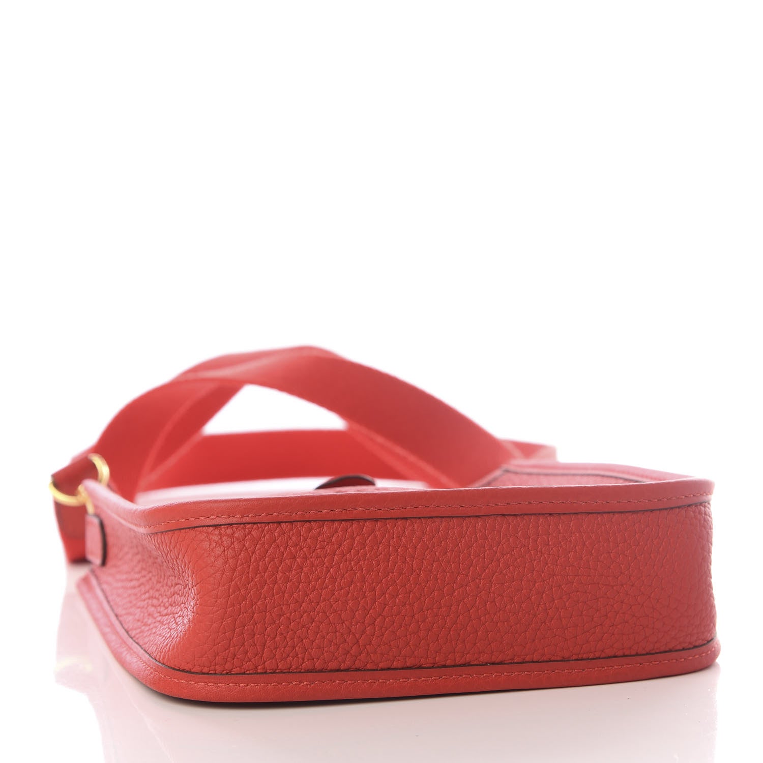 Hermes Taurillon Clemence Evelyne TPM Rouge Tomate 3 of 10