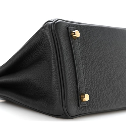 Hermes Togo Birkin 25 Black 9 of 11