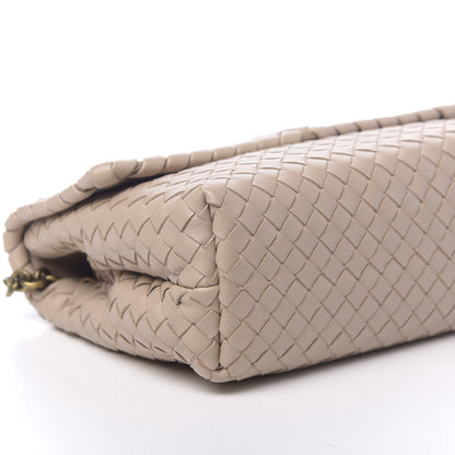 Bottega Veneta Nappa Intrecciato Medium Olimpia Bag Fume 7 of 9