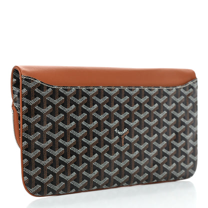 Goyard Goyardine Sainte Marie Soft Clutch Black Gold 2 of 4