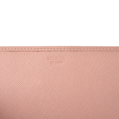 Prada Saffiano Fiocco Bow Flap Wallet Orchidea 6 of 8