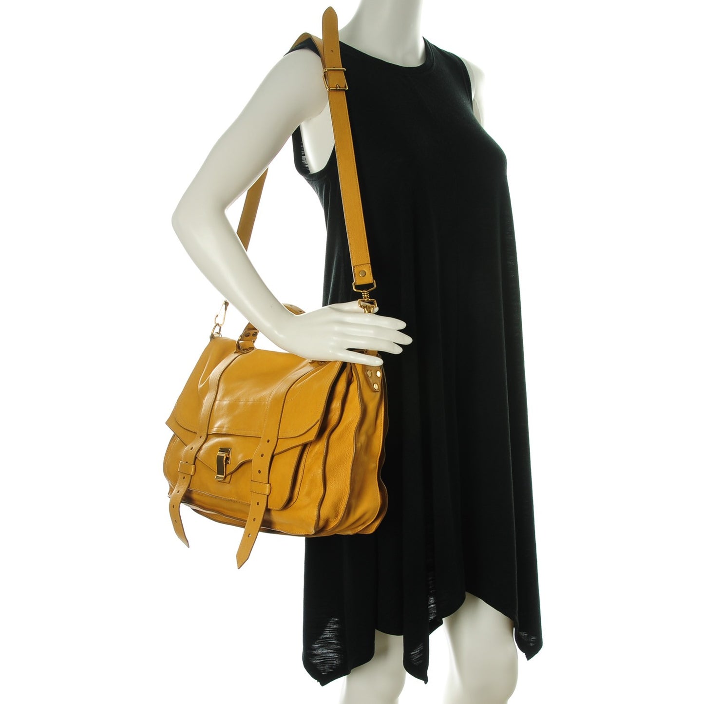 Lambskin Large PS1 Satchel Mustard