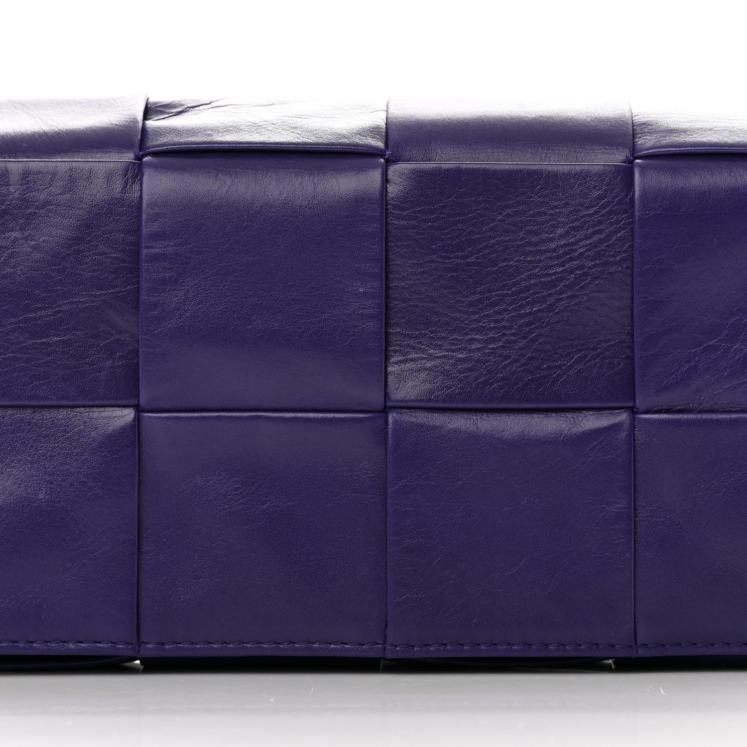 Bottega Veneta Paper Calfskin Intrecciato Cassette Belt Bag Purple 7 of 13