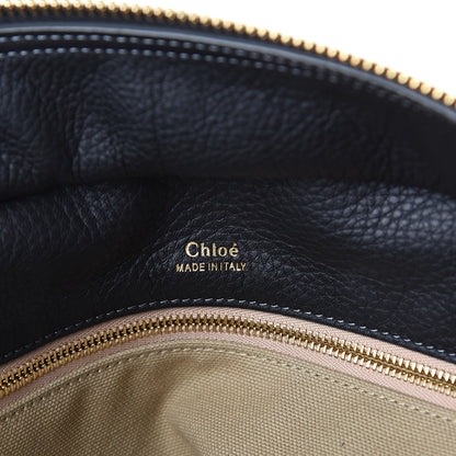 Chloe Pebbled Calfskin Dree Shoulder Bag Black 5 of 8