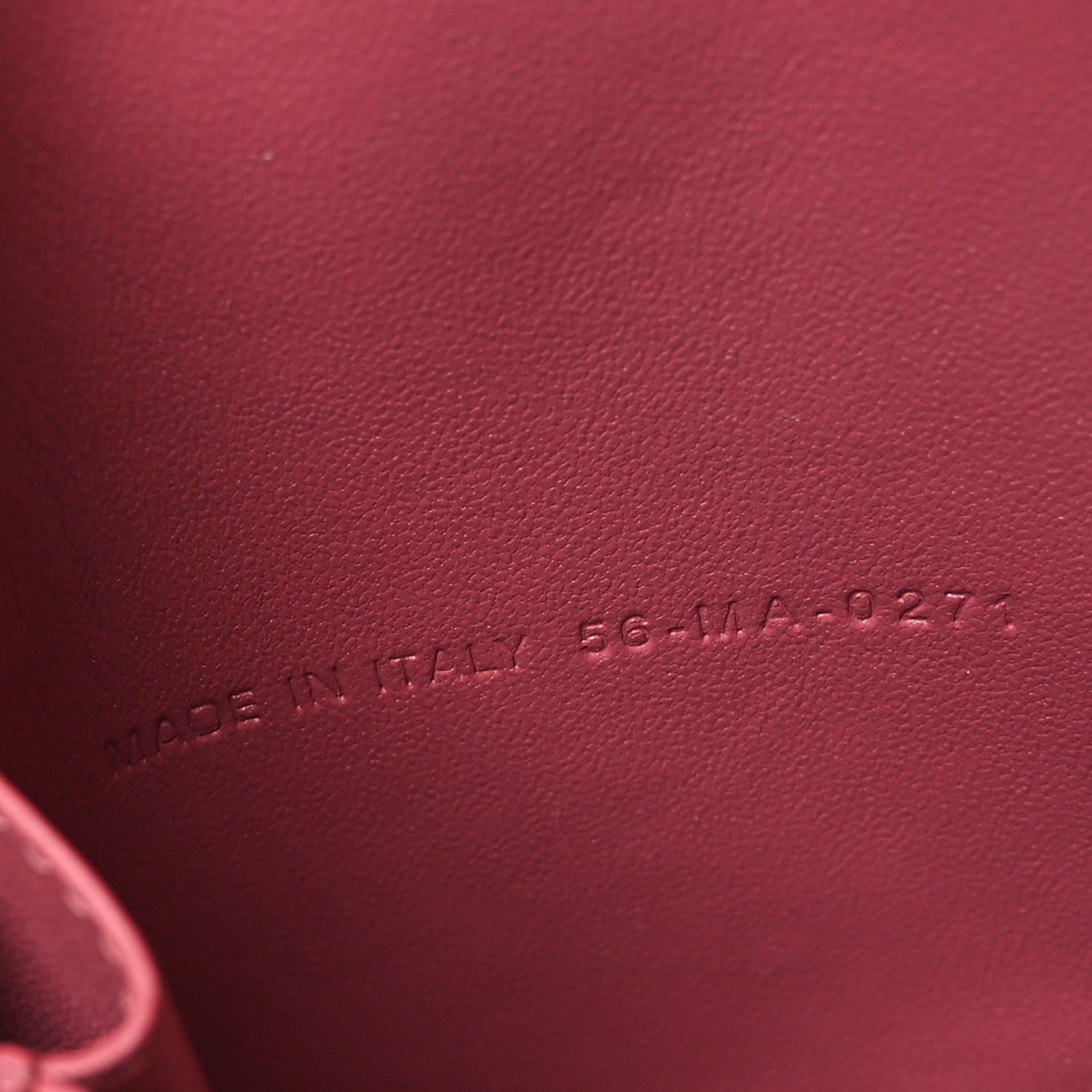 Christian Dior Calfskin Cannage Round Caro Pouch Pink Yarrow 7 of 7