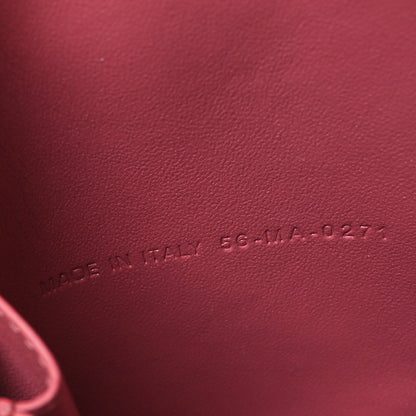 Christian Dior Calfskin Cannage Round Caro Pouch Pink Yarrow 7 of 7