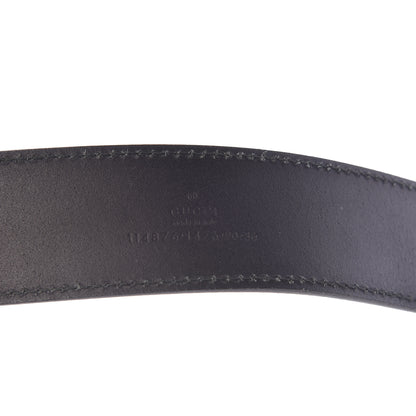 Gucci Calfskin Interlocking G 40mm Belt 90 36 Black 4 of 6