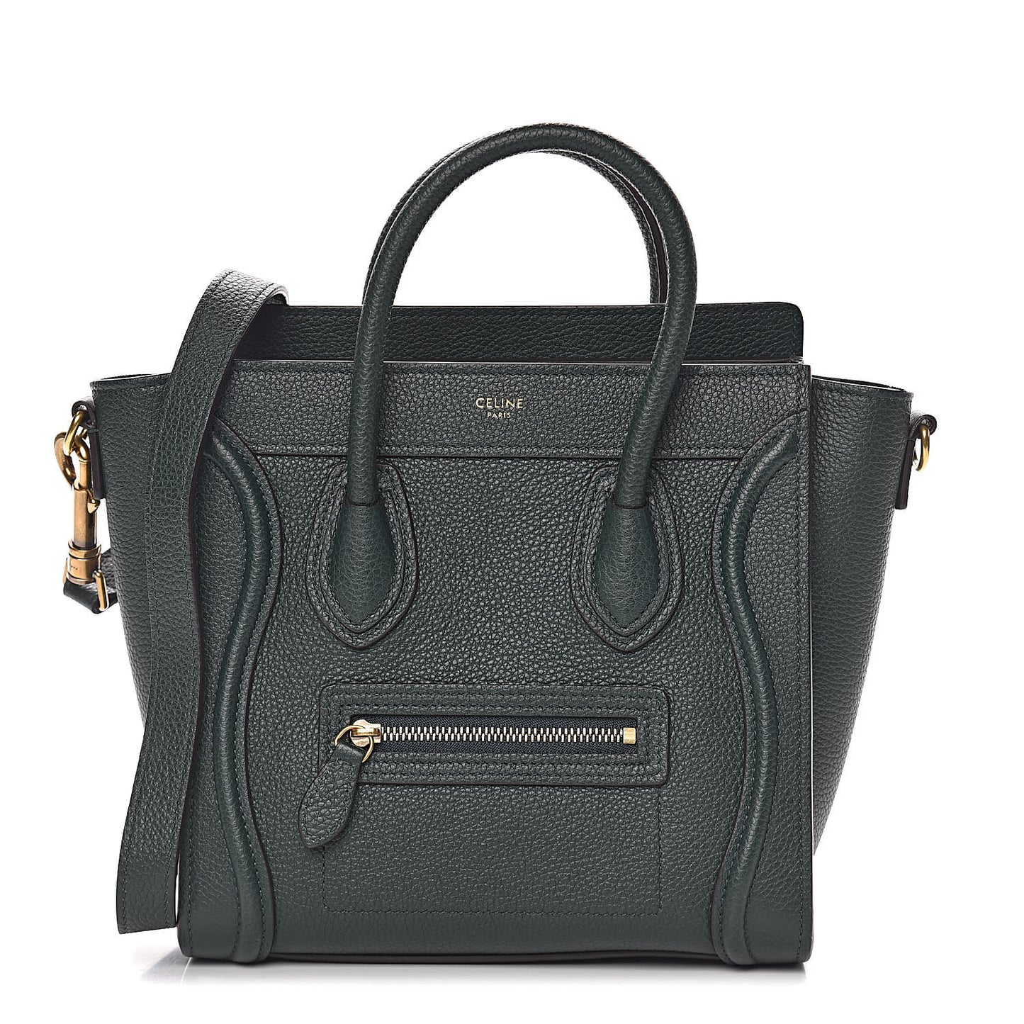 Drummed Calfskin Nano Luggage Amazone