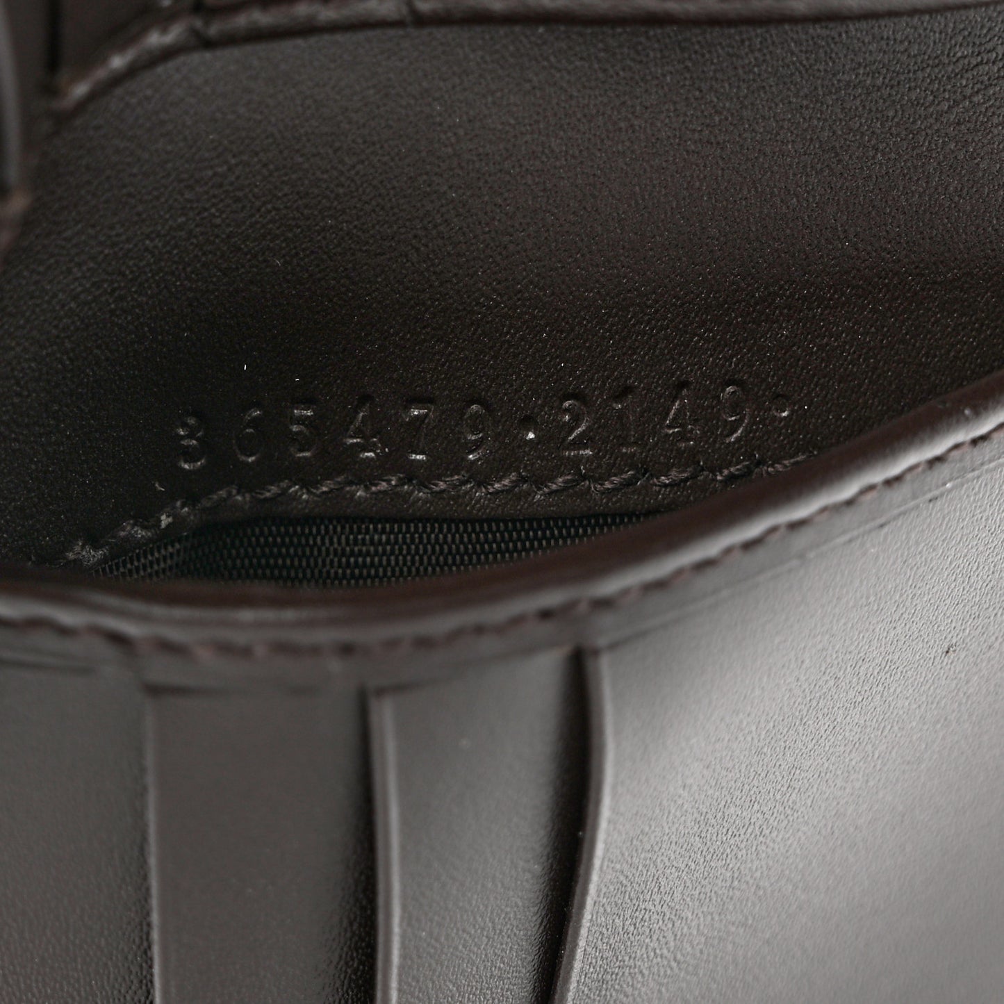 Guccissima Bi-Fold Wallet Chocolate