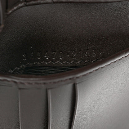 Gucci Guccissima Bi-Fold Wallet Chocolate 7 of 8