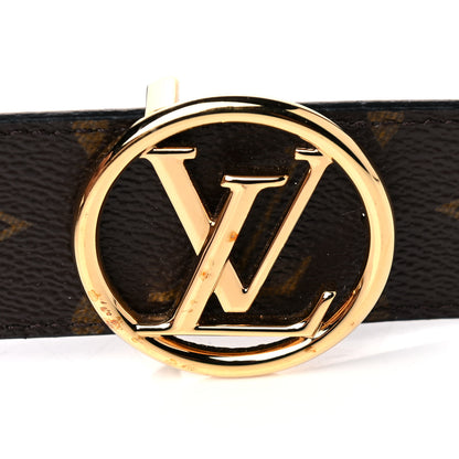 Louis Vuitton Monogram Epi 35mm LV Circle Reversible Belt 80 32 Black 6 of 6