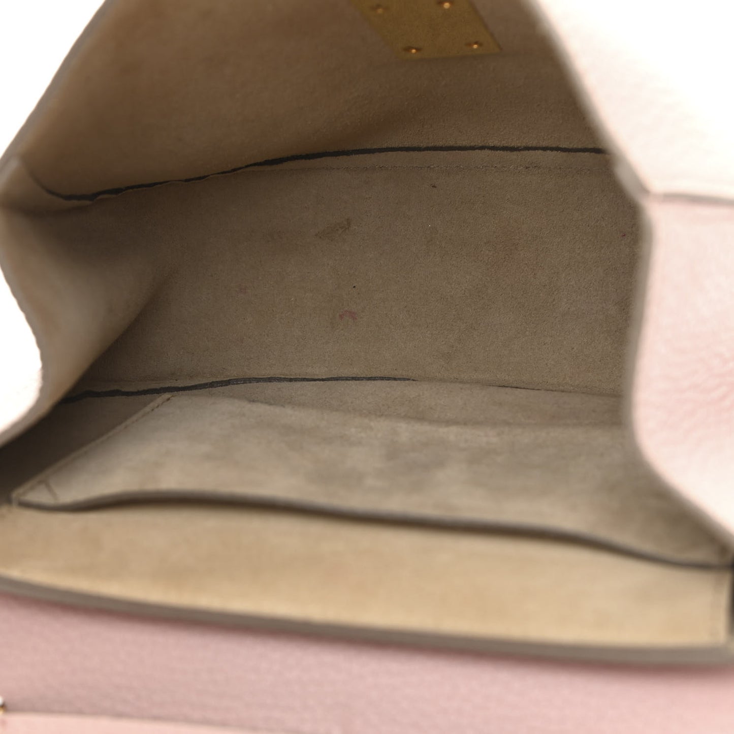 Grained Lambskin Drew Shoulder Bag Cement Pink