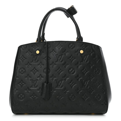 Louis Vuitton Empreinte Montaigne MM Black 1 of 10