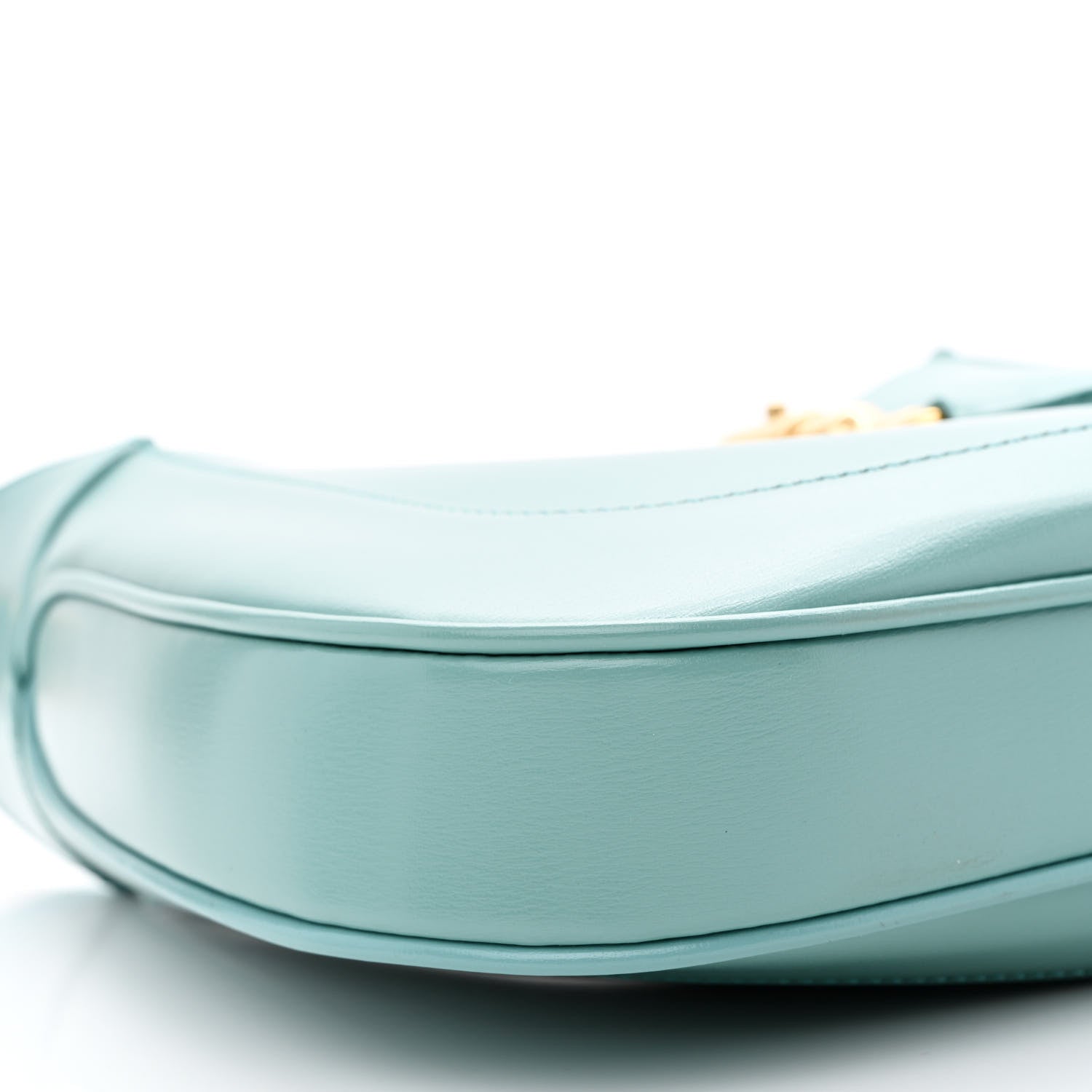 Gucci Boarded Dyana Lux Calfskin Small Jackie 1961 Hobo Dusty Azure 9 of 13