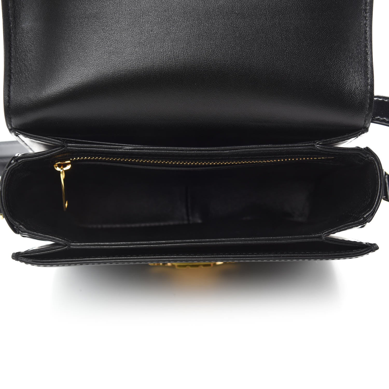 Celine Shiny Calfskin Small Triomphe Black 5 of 12