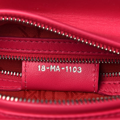 Christian Dior Lambskin Cannage Medium Lady Dior Pink 8 of 10