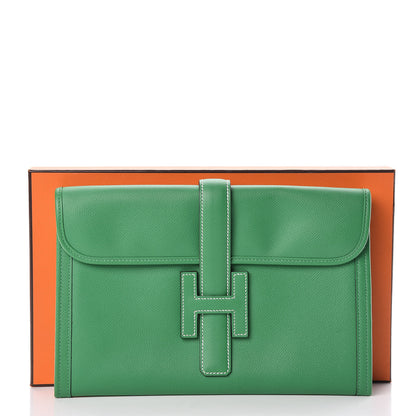 Hermes Epsom Jige PM Clutch Bambou 8 of 8