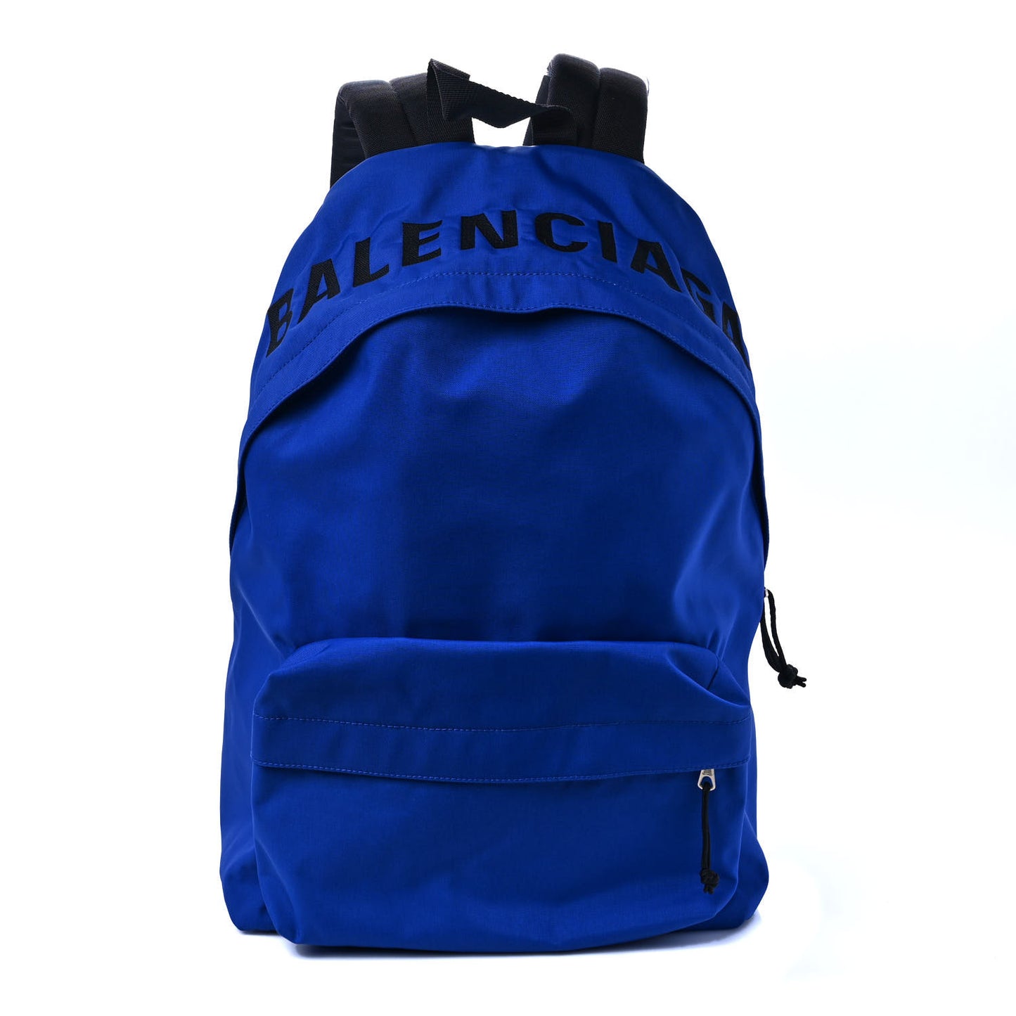 Nylon Wheel Logo Backpack Blue