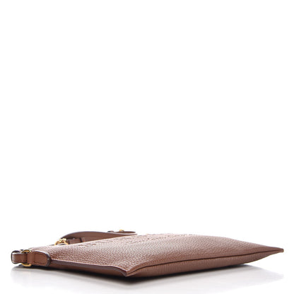 Burberry Soft Grain Hampshire Clutch Bag Brown 4 of 9