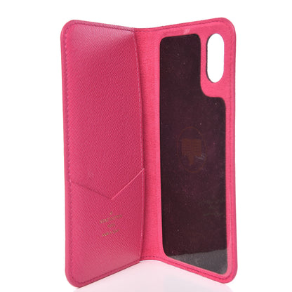 Louis Vuitton Monogram iPhone X Folio Case Rose Pop 5 of 7