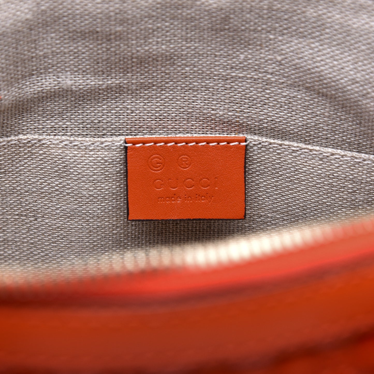 Microguccissima Mini Dome Bag Sun Orange