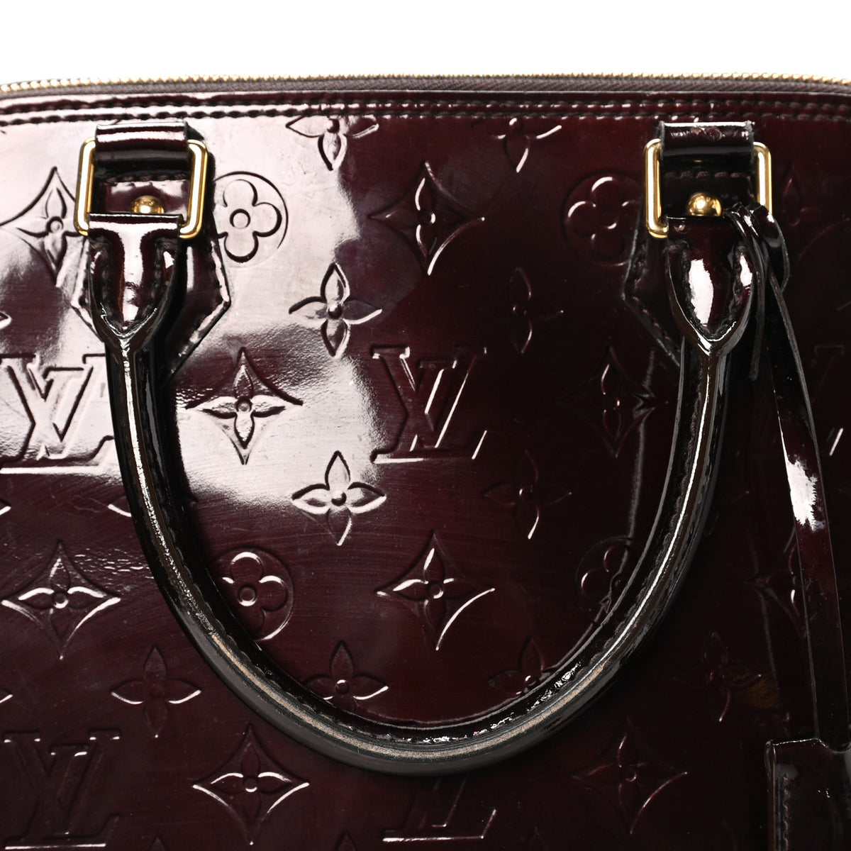 Louis Vuitton Vernis Alma GM Amarante 9 of 9