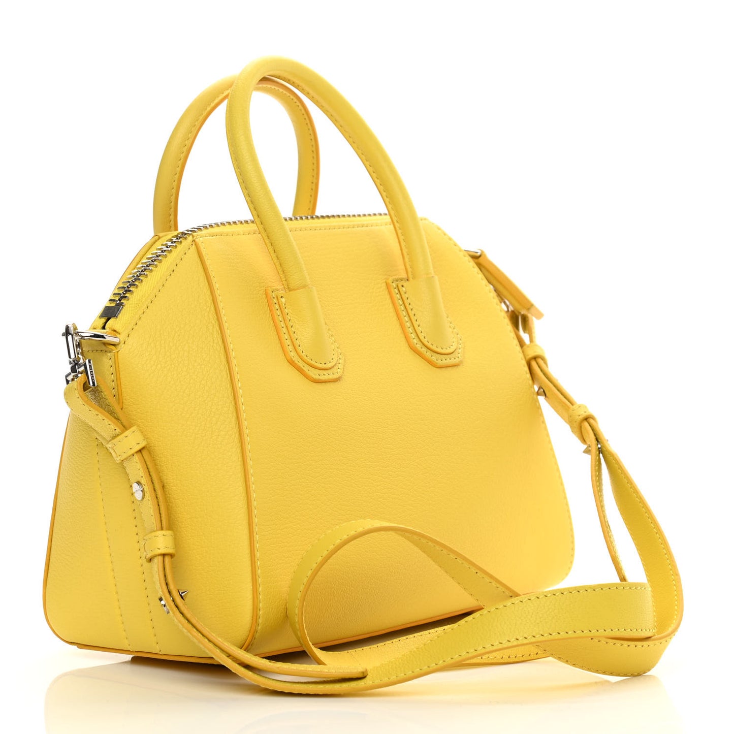 Sugar Goatskin Mini Antigona Yellow