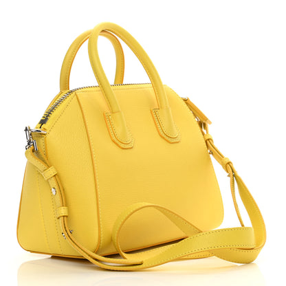 Givenchy Sugar Goatskin Mini Antigona Yellow 3 of 13