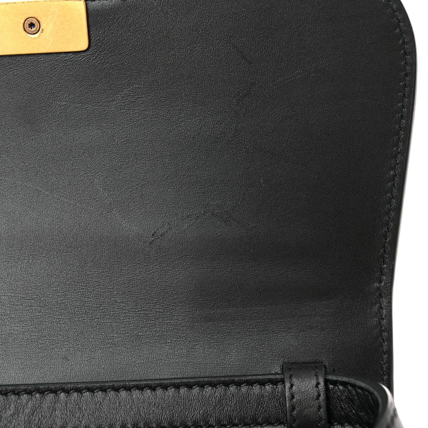 Gucci GG Supreme Monogram Small Osiride Top Handle Bag Black Gold 15 of 15