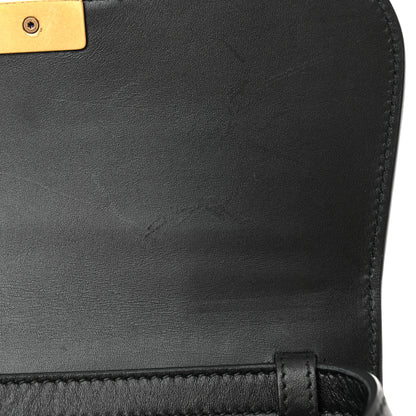 Gucci GG Supreme Monogram Small Osiride Top Handle Bag Black Gold 15 of 15