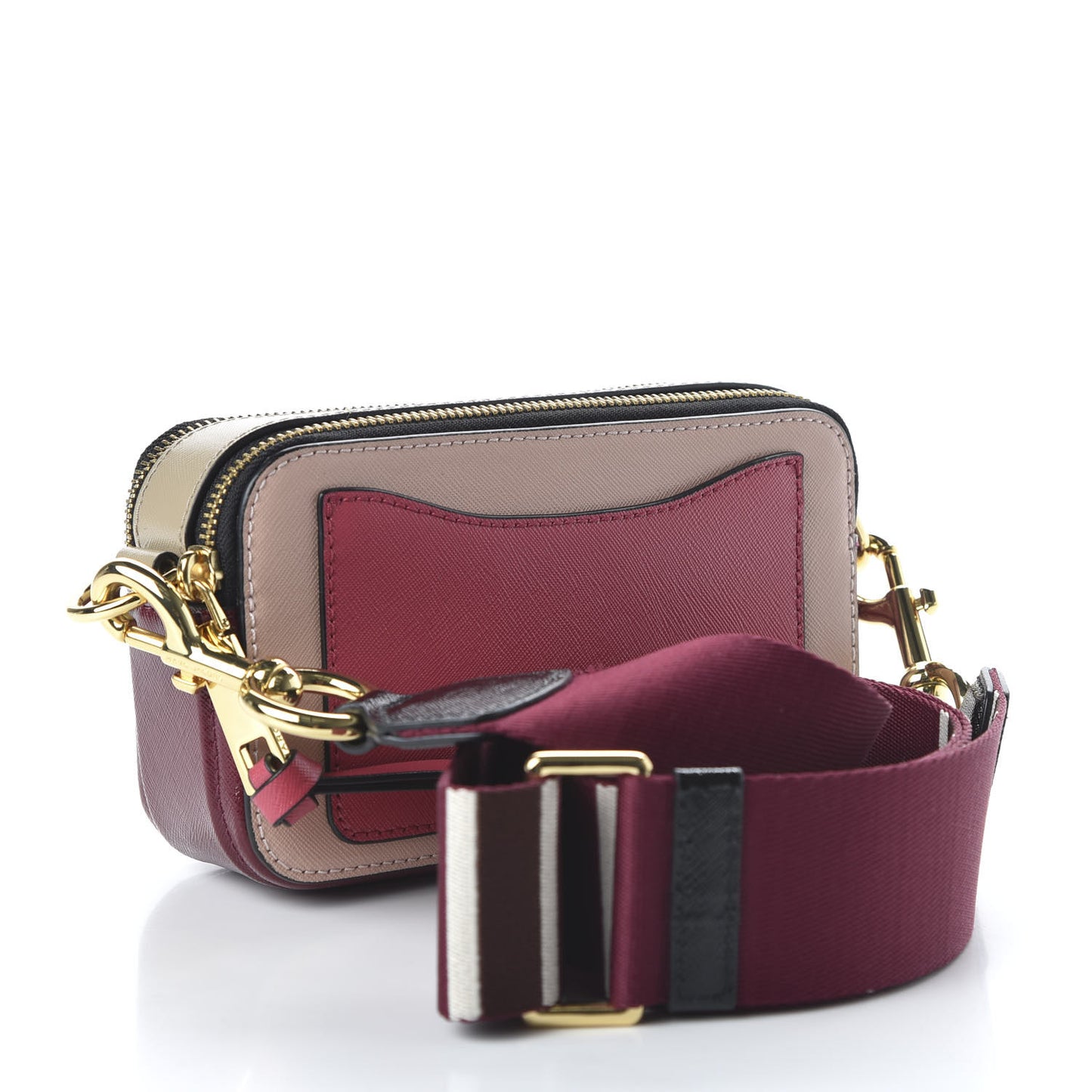 Saffiano Small Snapshot Camera Bag Rose Multicolor