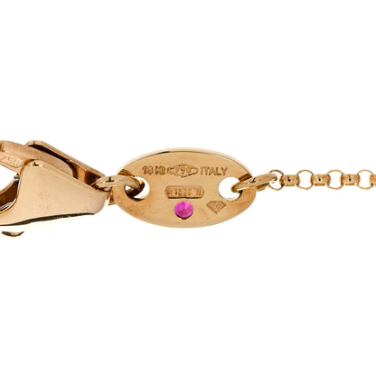 Roberto Coin 18K Yellow Gold Diamond Onyx Butterfly Chain Bracelet 4 of 4