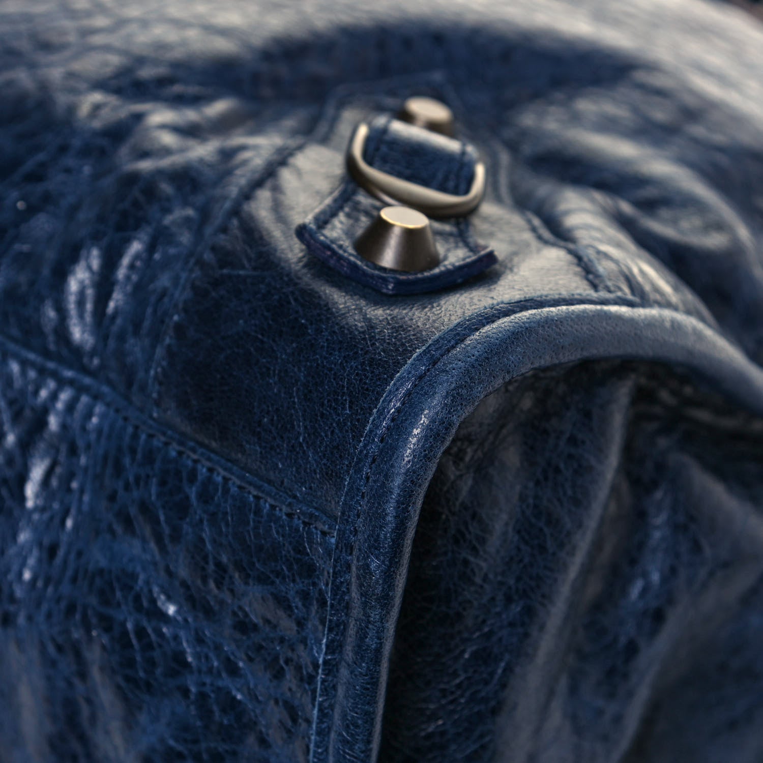 Balenciaga Agneau Classic Hardware City Marine 8 of 13