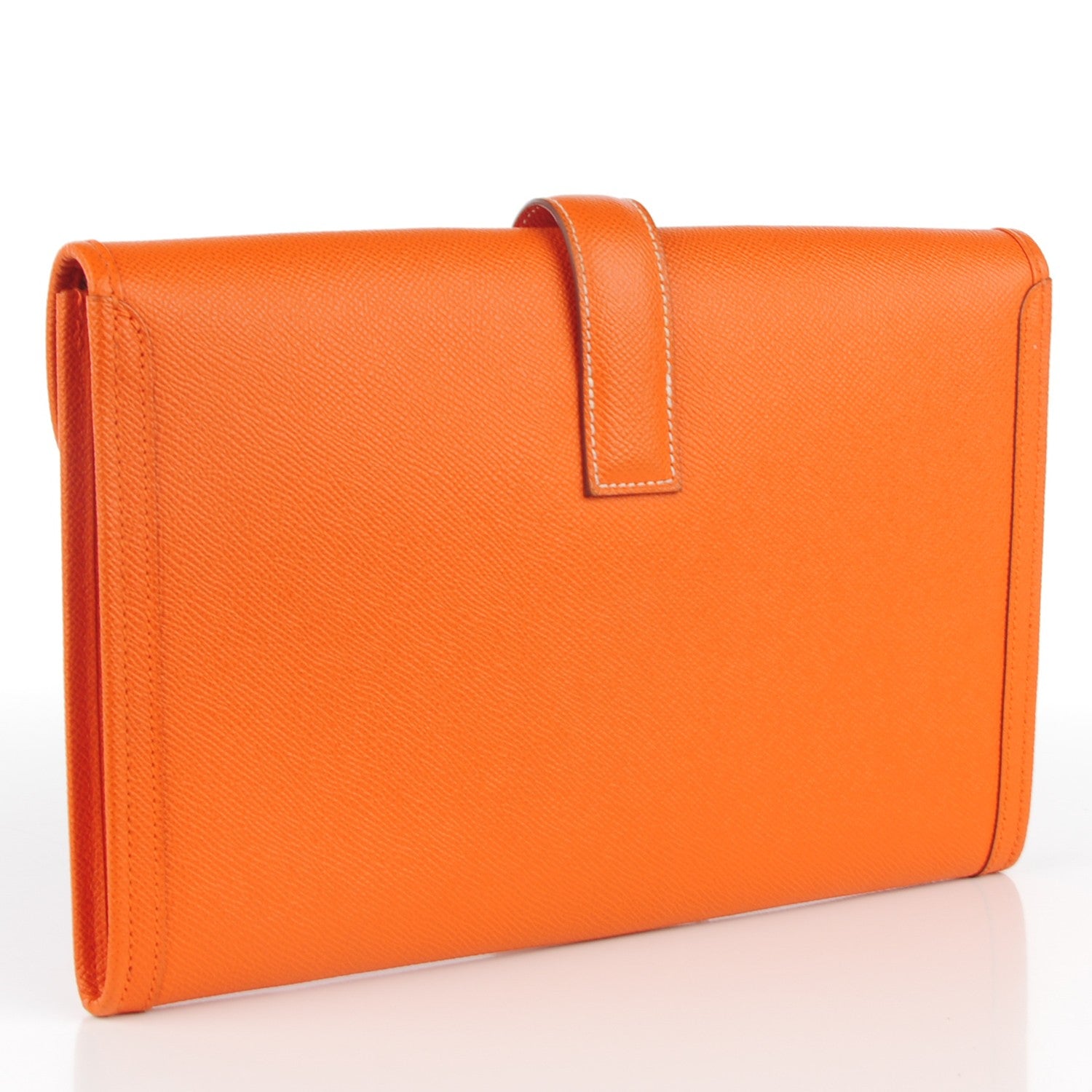 Hermes Epsom Jige PM Clutch Orange 3 of 8