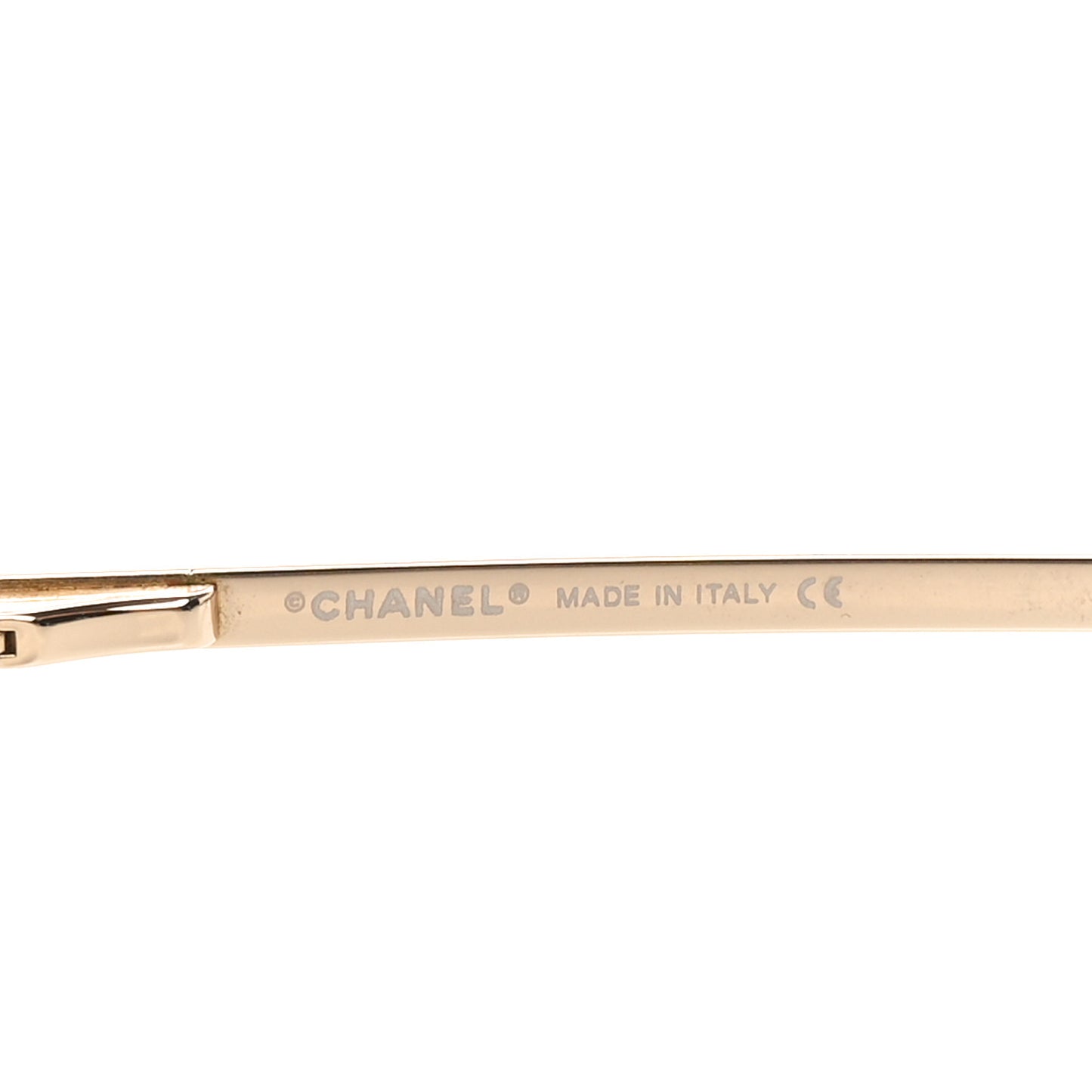 Crystal CC Logo Sunglasses 4104-B Gold