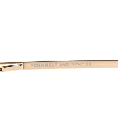 Chanel Crystal CC Logo Sunglasses 4104-B Gold 5 of 6
