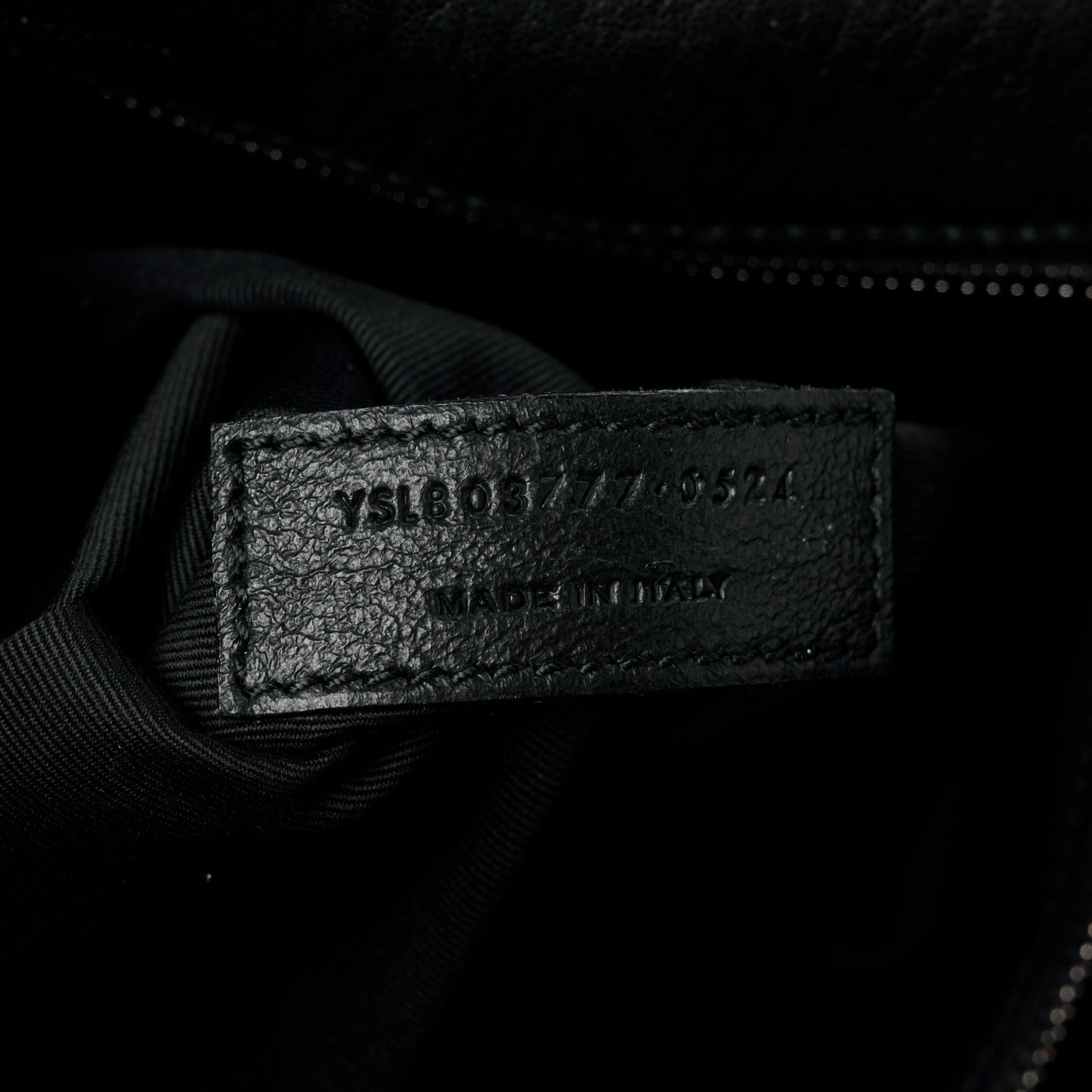 Grained Lambskin Monogram Large Niki Chain Satchel Black