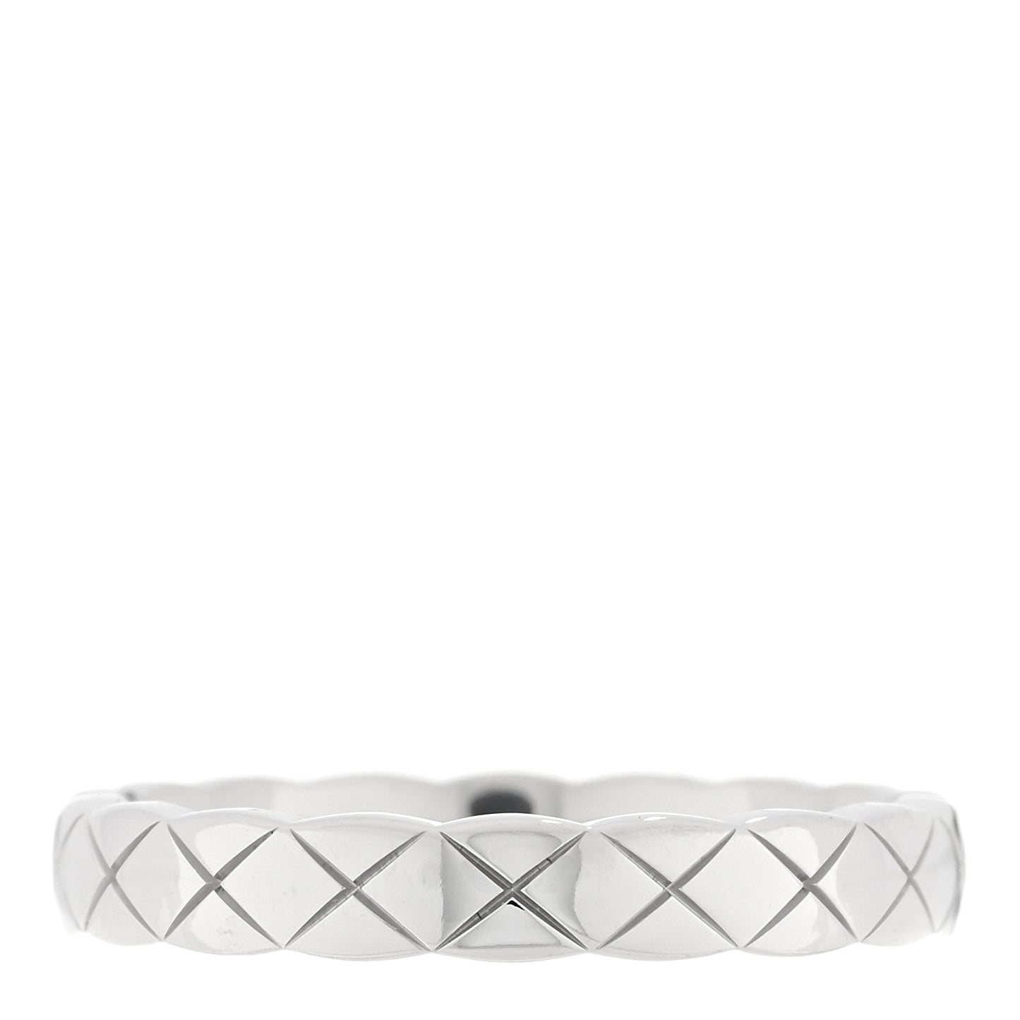 18K White Gold Mini Coco Crush Ring 53 6.5