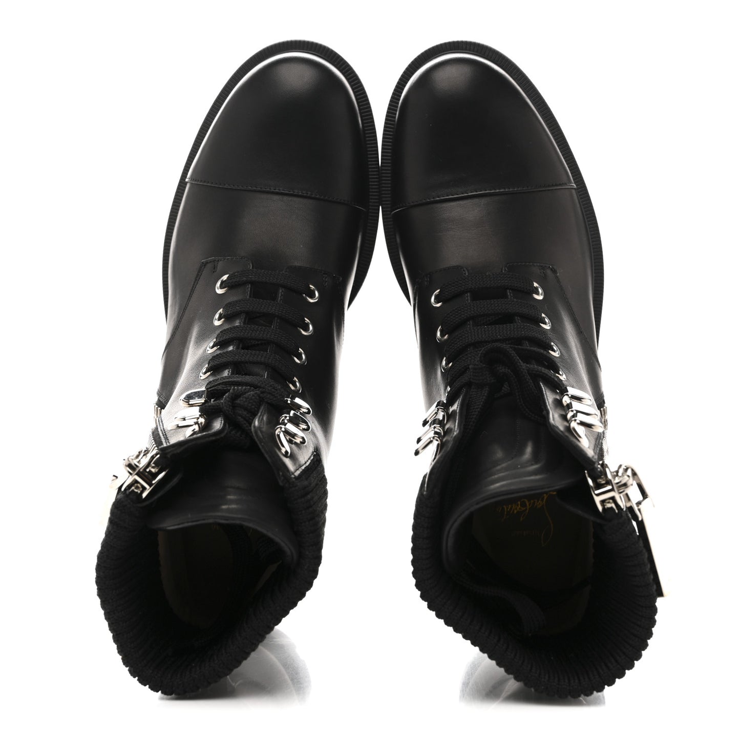 Calfskin Quilted En Hiver Boots 37 Black