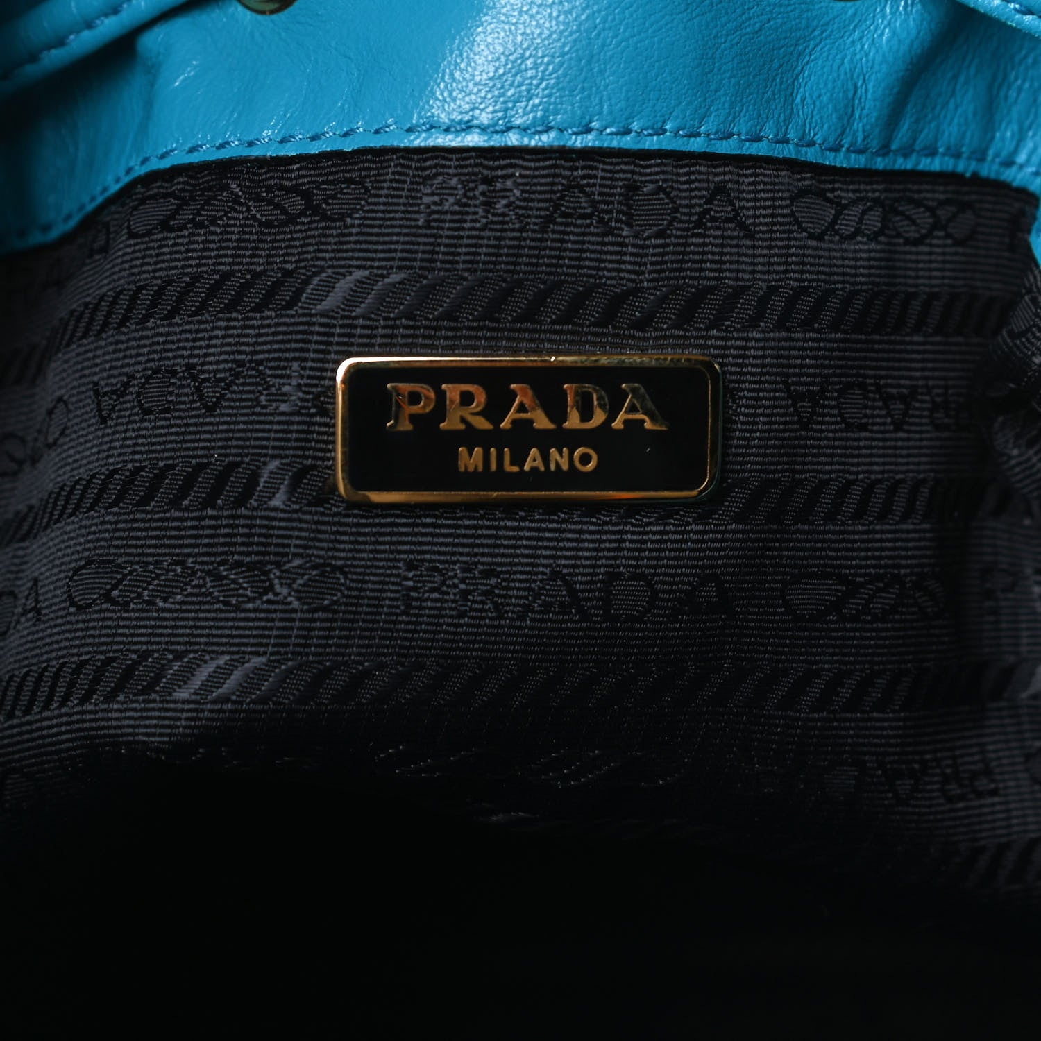 Prada Light Calfskin Saffiano Mini Bucket Crossbody Bag Voyage 6 of 12