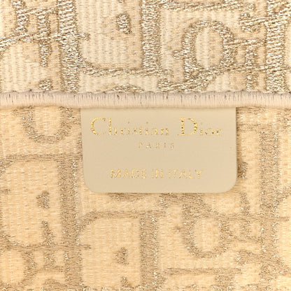 Christian Dior Oblique Medium Book Tote Gold Multicolor 6 of 9