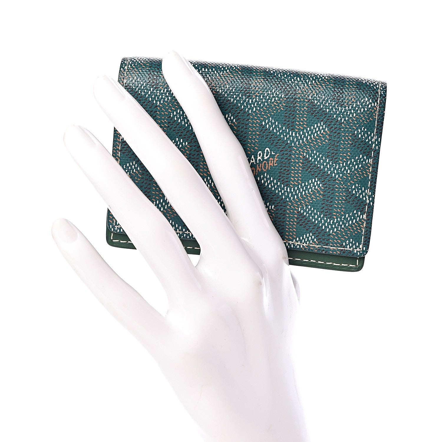 Goyard Goyardine Business Card Holder Green 2 of 8